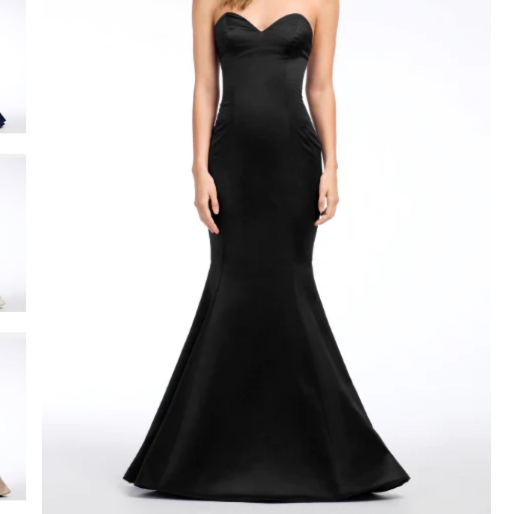 Hayley Paige Occasions Bridesmaid Dress black 8